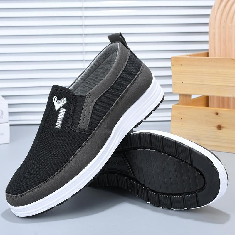 

Новые старые пекинские тканевые туфли мужские туфли весенние дышащие повседневные туфли мужские на плоской подошве туфли для папы 44