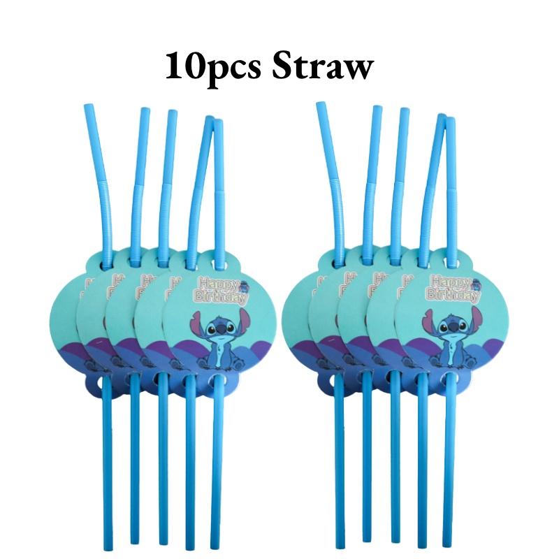 Stitch Theme Party Supplies Set Blue Lilo And Stitch Birthday Decorations