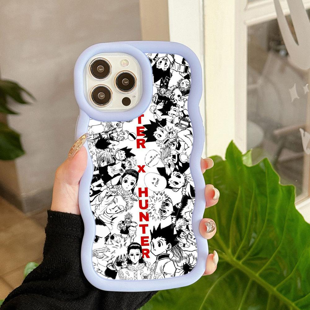 Ae82 Hunter X Hunter Anime Art Huse de protecție pentru telefon pentru Samsung S24 Plus S23 Ultra A14 A55 A06 Honor X9b Motorola OnePlus Big Wave TPU Husă din spate