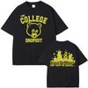 Best Famous Kanye West The College Dropout Graphics Tshirt Men Women's Hip Hop Rap Vintage T-shirts Male Casual Oversize T Shirt