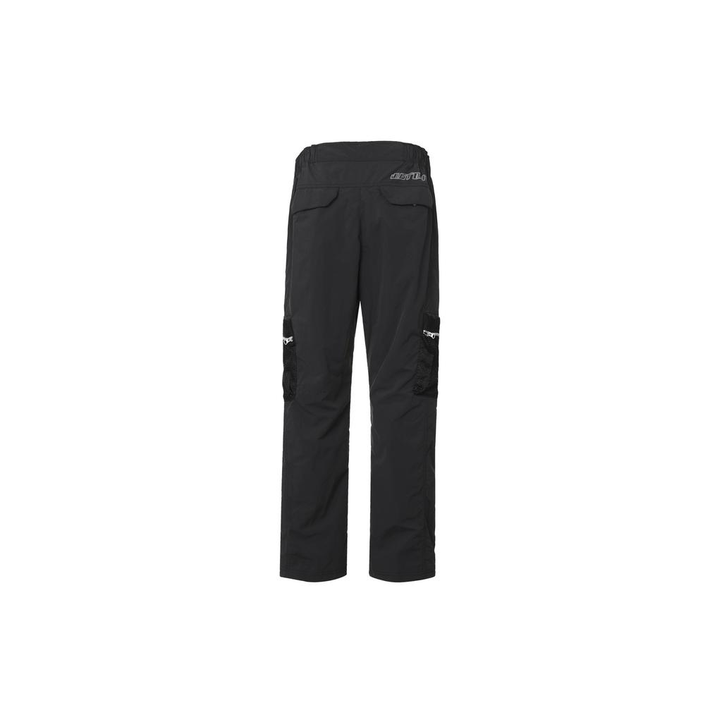 Nike Premium Solid Color Zip Pocket Straight-Leg Cargo Pants Men Bottoms Black DX7857-010