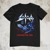 SODOM TAPPING THE VEIN TOUR Nero Tutte le Taglie Ventaglio Regalo Maglietta Unisex