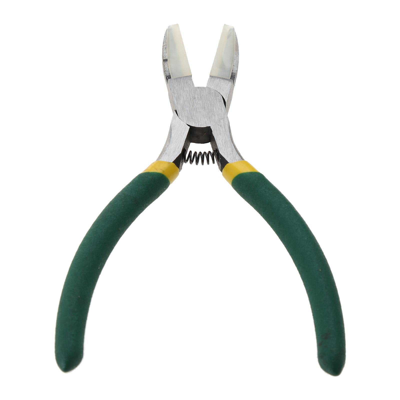 

Nylon Jaw Flat Nose Jewelers Pliers 5.3 Wire Working