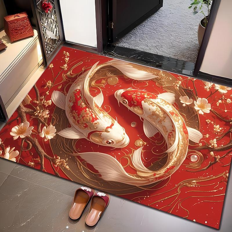 

Gureide Premium Koi Blessing Anti-Slip Floor Mat