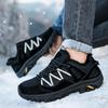 Warm Outdoor Sneakers Men Women Plush Hiking Sports Shoes Men's Fur-lined Cotton Shoes Climbing Trainers