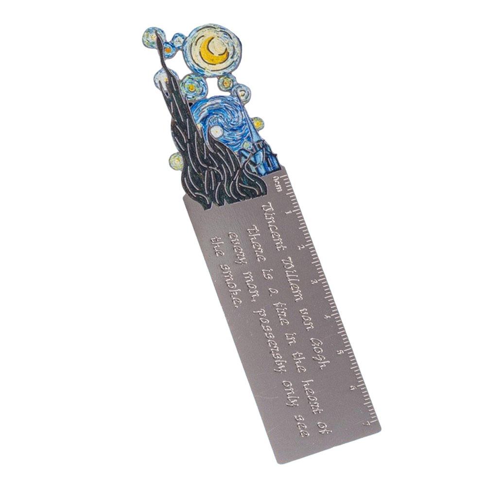 Tassel Pendant Reading Book Clip Sunflower Oil Painting Bookmarks  School Office Supplies