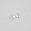 [Judy And Paul] Fiore Opal Crystal Butterfly Post Earrings E51535