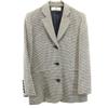 Givenchy Wool Check Pattern Skirt Suit Setup 38 Gray Women Used