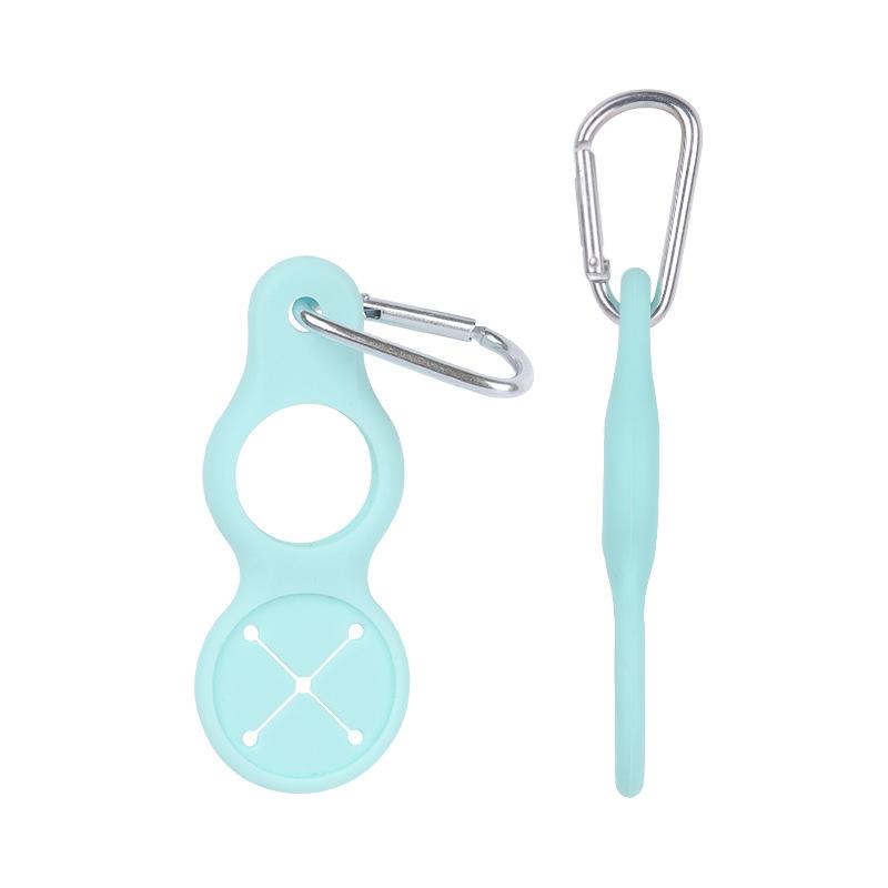 

1PCS Gourd-shaped Silicone Outdoor Beverage Bottle Hook Water Bottle Buckle Travel Convenient Mountaineering Backpack Hanging Buckle Artifact 1PCS зелёный