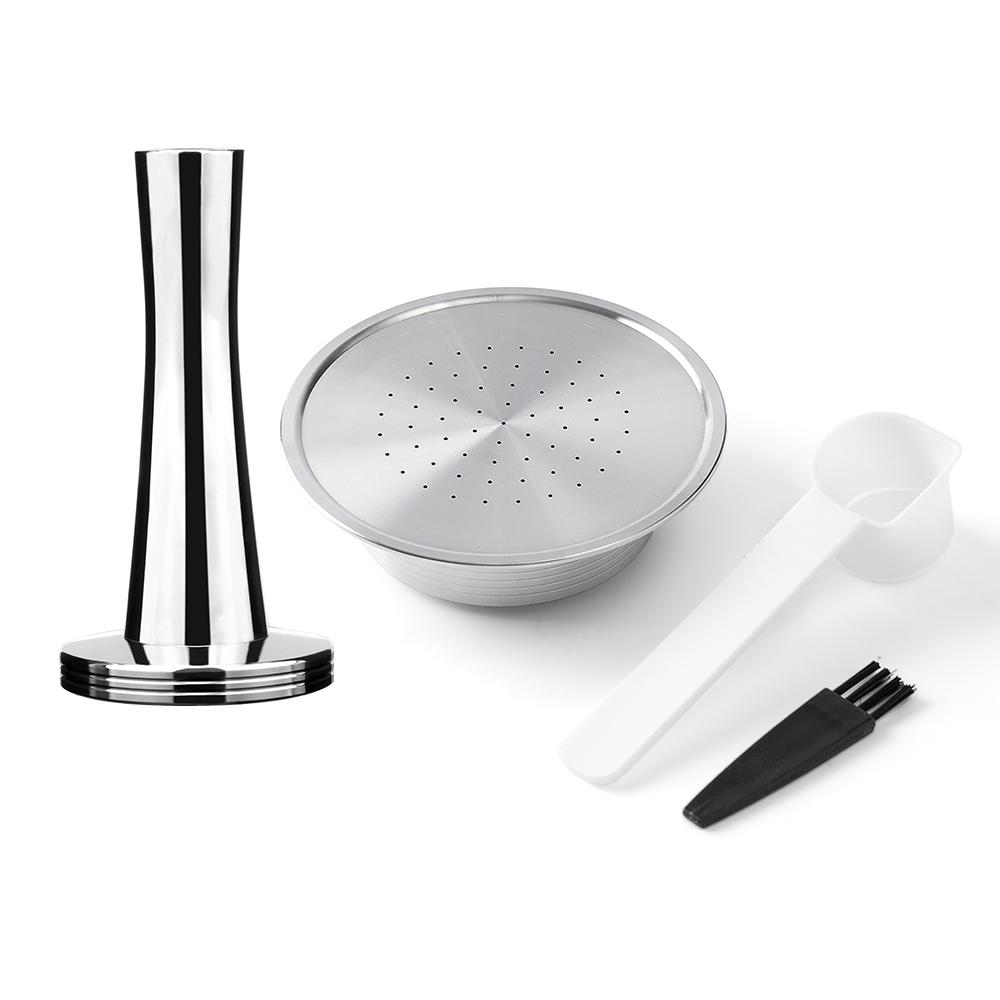 Reusable Coffee Capsule for Senseo HD7801 Coffee Maker Crema Refillable Filter Pod Stainless Steel Coffee Accessories