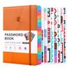 A5 Password-Protected Notebook for Website & Contact Management