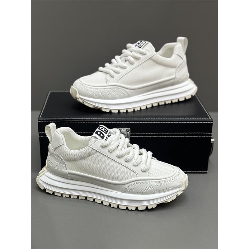 Frühling und Sommer neue atmungsaktive Sportschuhe mit Netzstoff, lässige Plateau-Trendschuhe dnh
