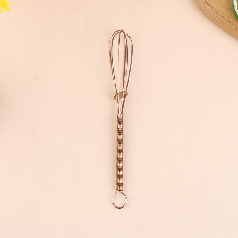 Mini Edelstahl Schneebesen Eierschläger Wisk Manuell Ballon Drahtschneebesen Milch Mischen