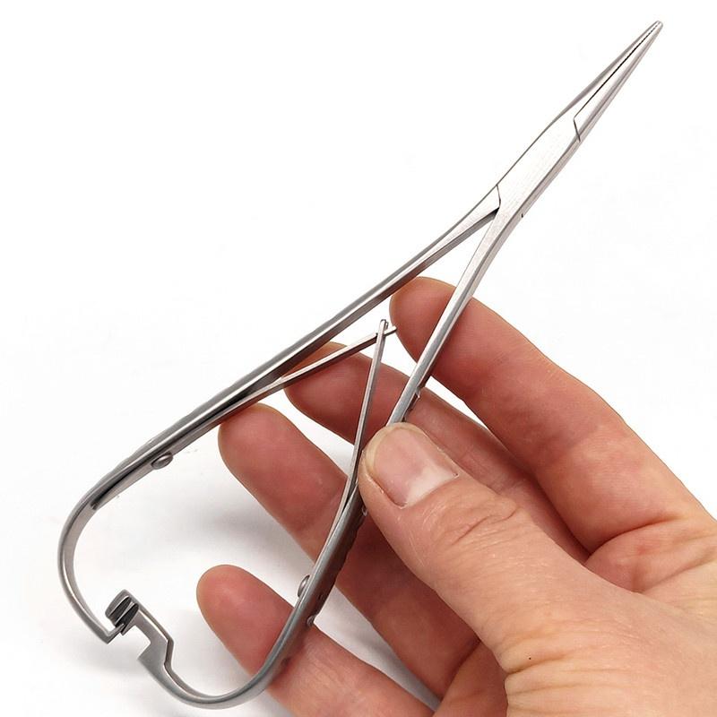 Dental Orthodontic Mathieu Elastic Placement Ligation Ring Ligature Tie Holder 14cm Extra Fine Beak