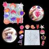 Cartoon Marine Animal Silicone Molds Epoxy Resin Casting Mold DIY Craft Keychain Pendant Mold Handmade Jewelry Tool