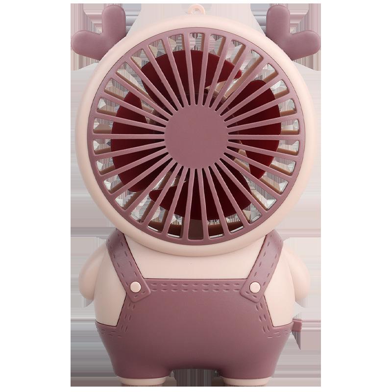 Cartoon USB Handheld Mini Fan: Portable Electric Fan for Kids, Students, and Gifts