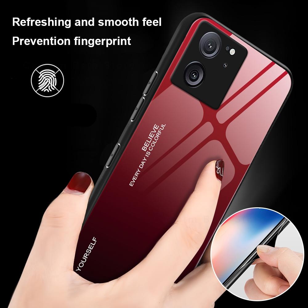 For Xiaomi 13T Pro 11T Pro 5G Case Glass Phone Cover For Xiaomi Mi 13T Pro 13 12T 10T Lite 11T Pro Mi 11 Lite 5G NE Cases