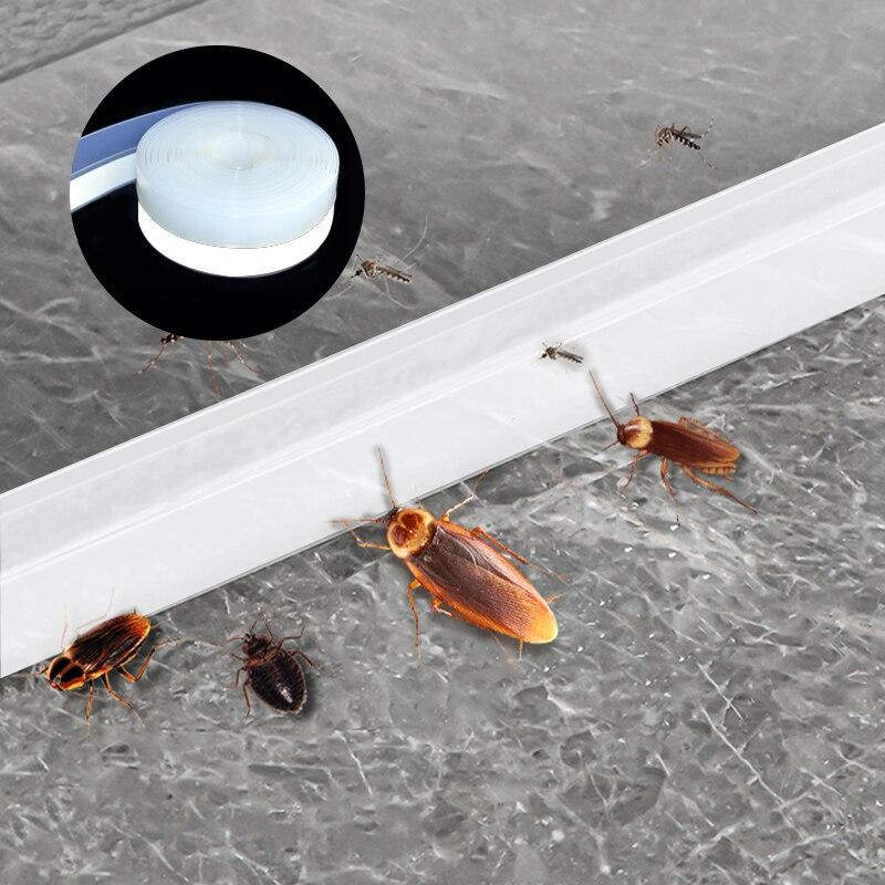 Self Adhesive Door And Window Sealing Strip 25mmx5m Door Bottom Windproof Paste Window Insulation Glass Door Sound Insulation