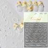 Gold Silver Love Star Moon Geometric Lines Necklace Stamping Retro Soft Self Adhesive Nail Art Sticker Manicure Decal