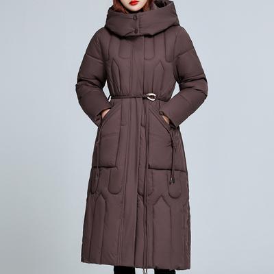 Veľká veľkosť L-7XL Módne zimné bundy Ženy Kabát S kapucňou Elegantný Voľný Hrubý teplý ženský kabát