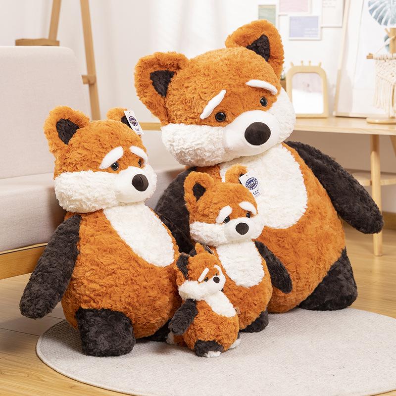 New Little Fox Doll Creative Children's Comforting Doll Dinosaur Party Doll Animal Plush Toy