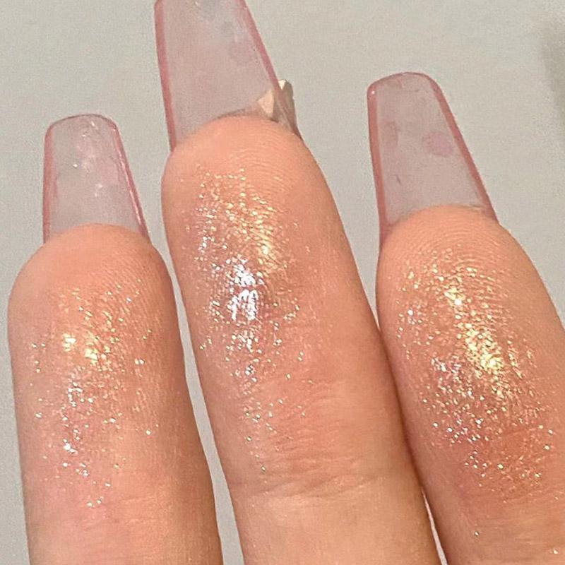 Monochrome High Light Eyeshadow Palette Diamond Flash Fine Flash Pearl Three-dimensional Natural Contouring Polarizing Eyeshadow Palette