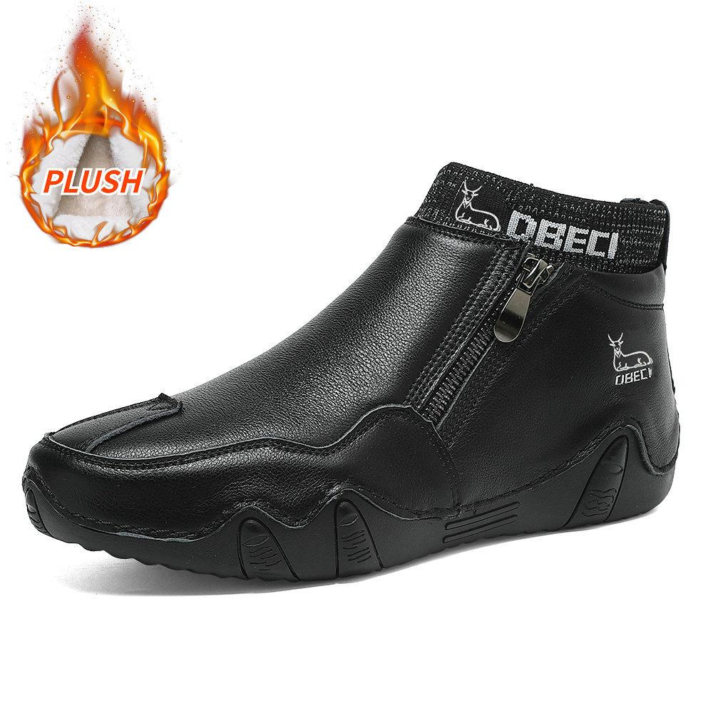 

Мужские кожаные ботинки Мартин в стиле ретро, большого размера, обувь для мужчин, независимая станция, высокие, износостойкие, уличные, повседневные 48