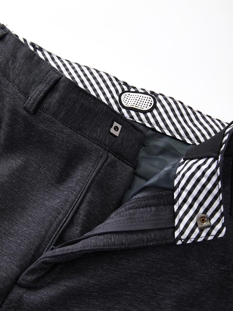 IKALOOK Daily & Office Warm Elastic Waist Fleece Pants Cpt175