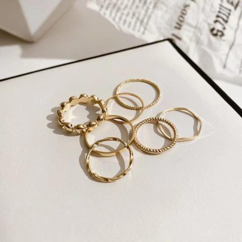 Super Immortal Butterfly Four-Piece Ring Female Personality Index Finger Ring Cold Wind Niche Design Ring