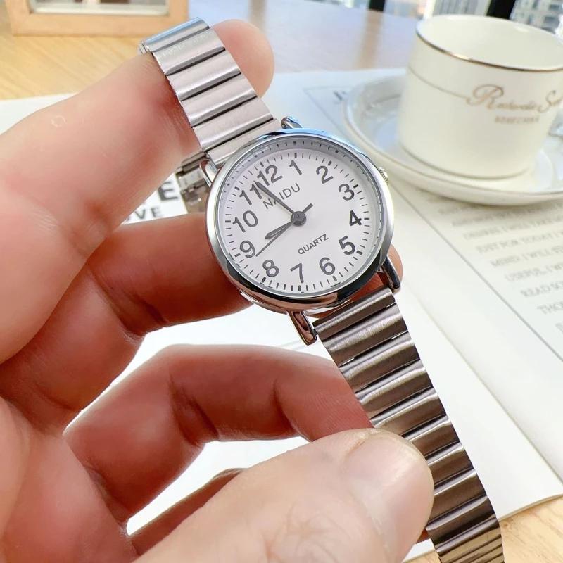 Ceas Nou de Damă Brand de Lux Ușor Oțel Inoxidabil Ceasuri de Afaceri pentru Doamne Ceasuri de Mână cu Cuarț la Modă pentru Studente