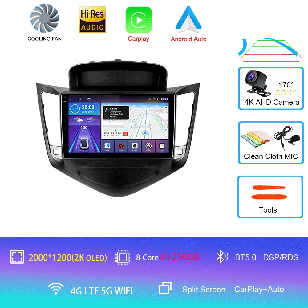 Android 14 Car Radio For Chevrolet Cruze J300 2008 - 2014 Video Player Navigation Stereo GPS