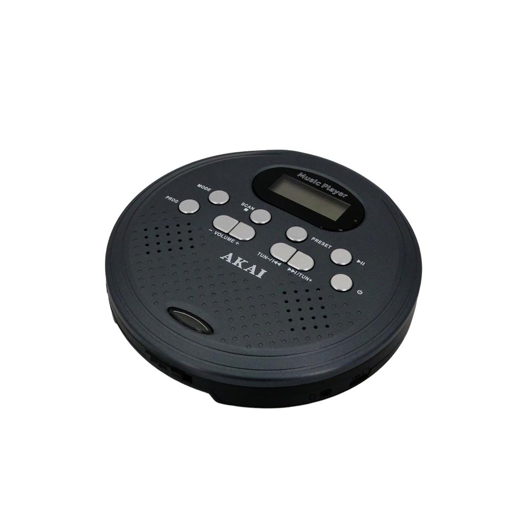 Akai Acdp-200 Plus Cd Player Bluetooth 5.3 Fm Mp3 Usb-C Esp Black