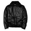 Genuine Leather Jacket Men Real Cowhide Faux Fur Lined Bomber Coat Winter Warm Flight Jacket Plus Size