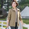 Qiufuluo Women's Elegant Spring/Autumn Mid-Aged Jacket