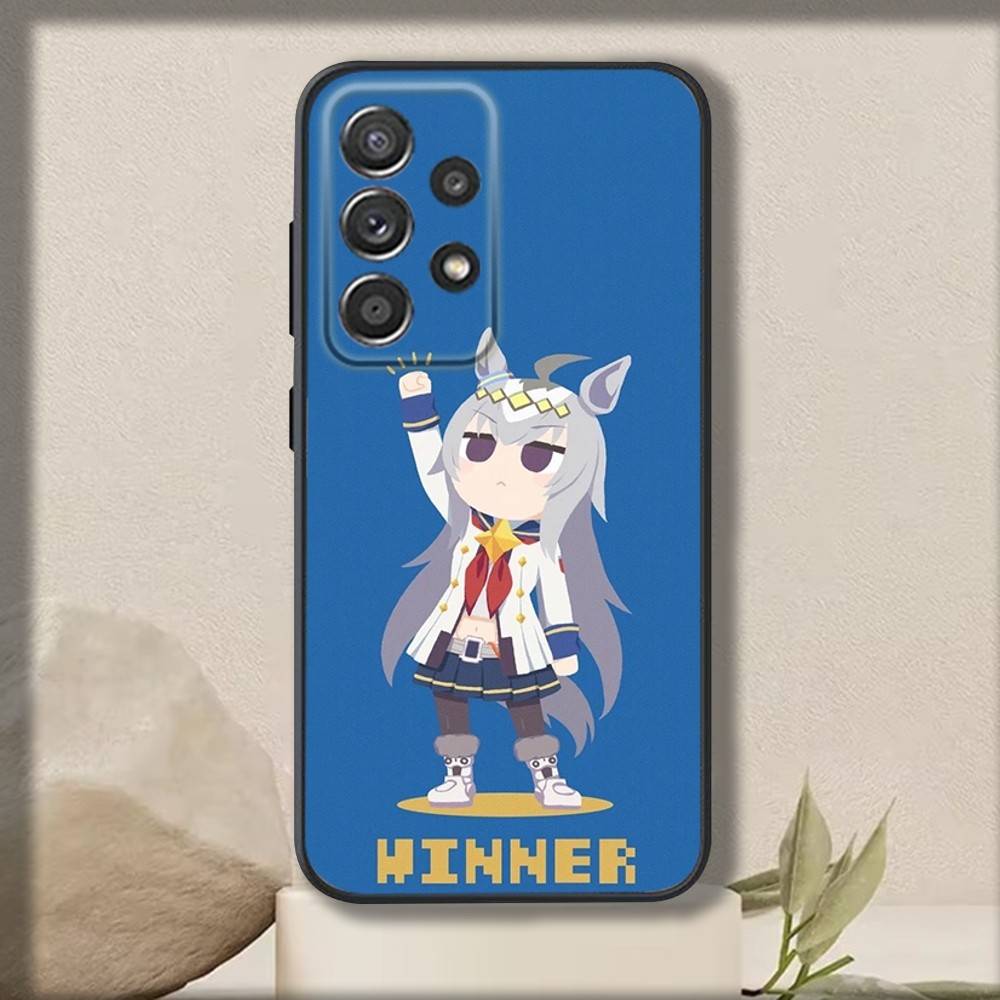 

Чехол для телефона U-UmaMusume Pretty Derby для Samsung S 25,24,23,22,30,21,10,9,Ultra,Plus,Lite,FE,4,5 G Мягкий Черный Чехол Samsung S25ULTRA