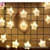 Cloud Star Moon LED String Lights: Battery-Operated Decorative Lights for Valentine's Day & Parties