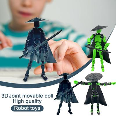 Κινητό σετ κούκλας, 3D Printed Titan Robot Mobile Doll, Posable Mobile Doll, Κατάλληλο για Συλλέκτες, Διακόσμηση επιφάνειας εργασίας