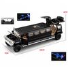 1/32 HUMMER H2 Extended Version Alloy Car Model Diecasts Metal Business Vehicles Car Model Sound Light Simulation Kids Toys Gift