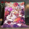 Hazbin Hotel Anime Style 2D Flat Pattern Flannel Blanket High Quality All Seasons Warmth and Comfort Perfect for Christmas Gifts.PMT0914141