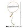 Winding Serpentine Niche Design Sense Personality Collar Bracelet Hip Hop Style Collarbone Chain Accessories