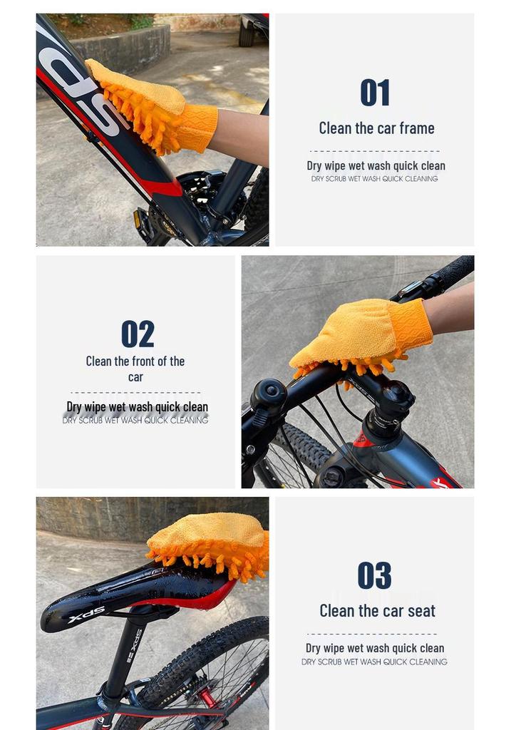Bike Chain Cleaning Kit: Soft Bristle Brush for Mountain and Road Bikes