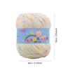 50g/Roll Wool Yarn Baby Cotton Crochet Yarn Practical Scarf Line  For Basket Carpets
