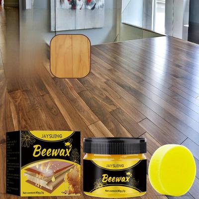 Natürliches Bienenwachs-Möbelpolitur, Holzpflege, Wartungsreinigungswachs für Wohnmöbel, 85 g