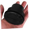 DRESSOOS Ergonomický design 60mm Větrací otvor Díly pro ventilaci automobilu Univerzální střih Černá