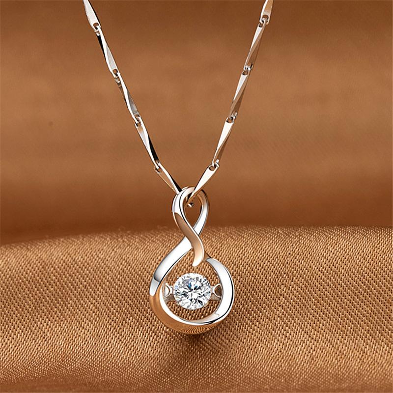 

Модный и элегантный кулон в форме сердца, кулон с неограниченным символом любви