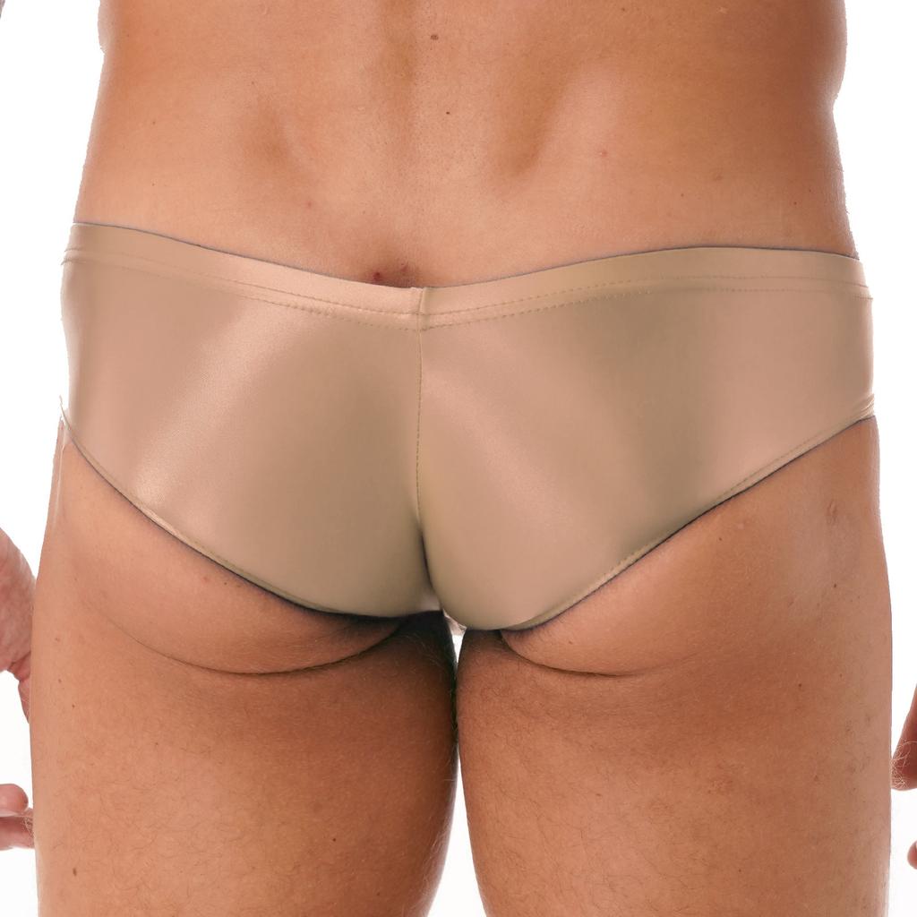 Mens Low Rise Solid Color Briefs Elastic Waistband Underpants Swimwear Underwear Comfort Fit