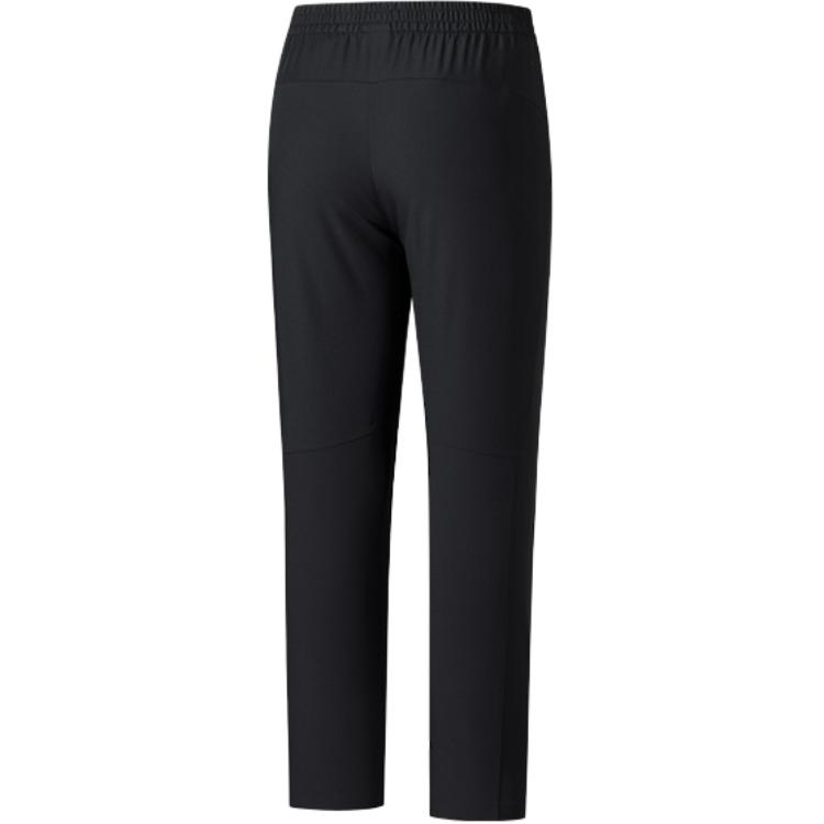 Anta Champion All-Weather Series Simple Comfortable Solid Color Zipper Versatile Sports Long Pants Women Bottoms 162530505-2