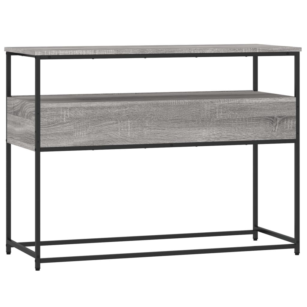 Console Table Gray Sonoma 100x40x75 cm Particleboard