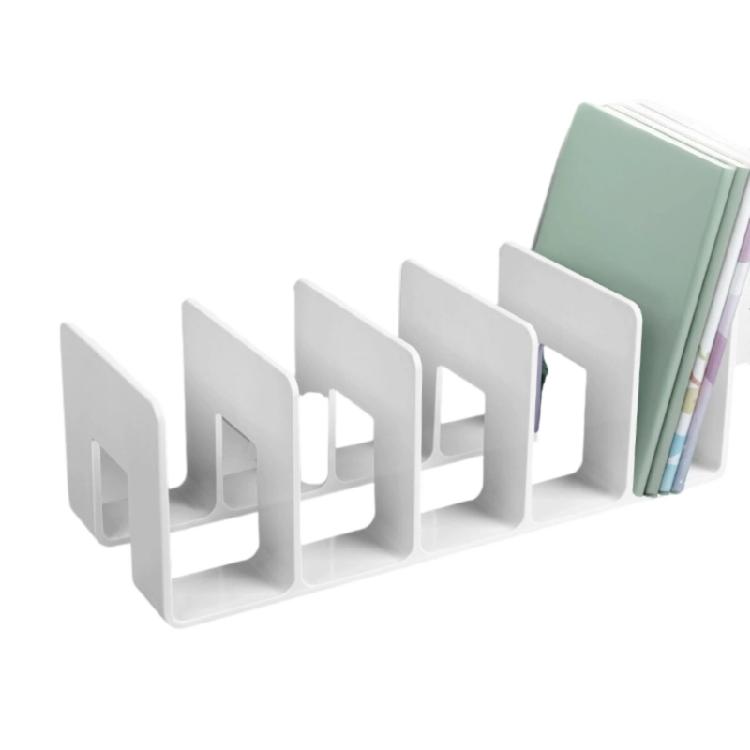 Acrylic Bookends Book Storage Stand File Sorter Reading Shelf Book Stands Decorative Bookends