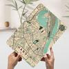 Hanoi City Map Vietnam Vintage Metal Poster Customized Wall Art Retro Vintage Tinplate Signs for Bathroom Decor Bar Accessories